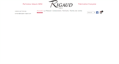 Desktop Screenshot of bougies-rigaud.com